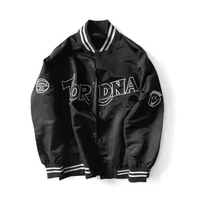 Áo khoác dù bomber unisex form rộng TORONA bóng chày nam nữ chất lừ của năm