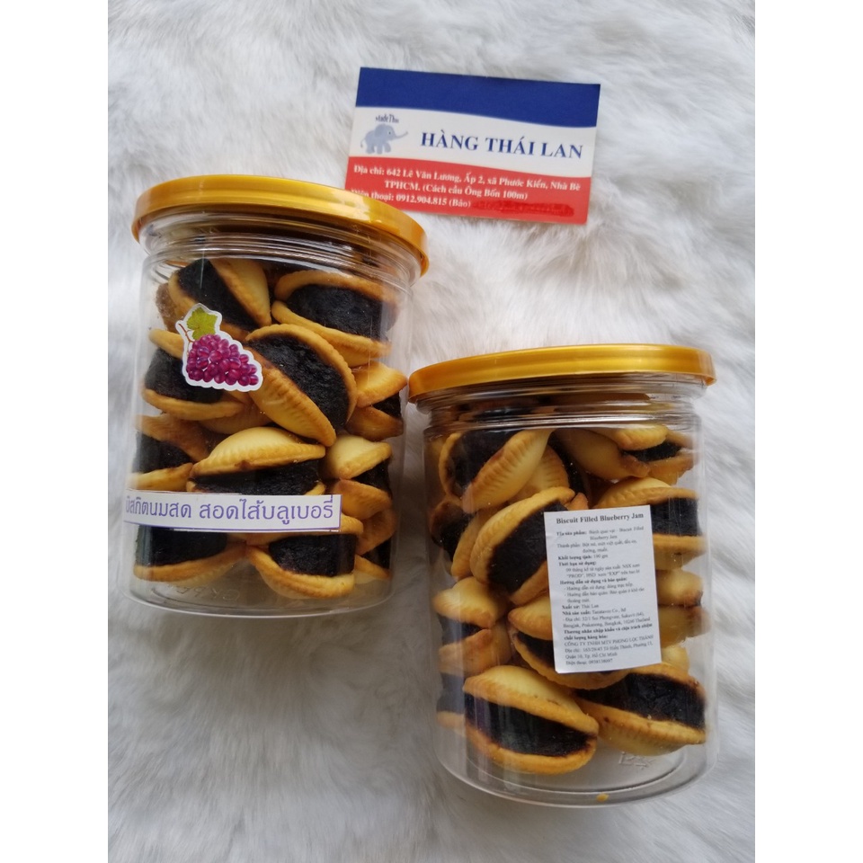 Bánh quy nhân khóm  192gram Thái Lan