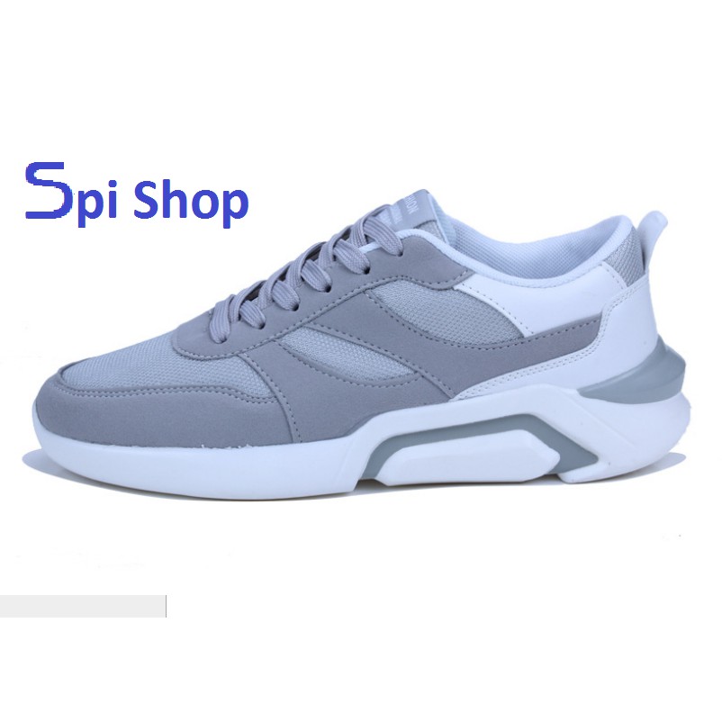 Giày Thể Thao Nam Spiso SP60 Màu Ghi