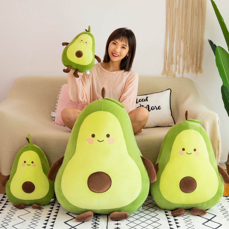 Gấu bông gối ôm bơ mũ có chân,dễ thương Vải nhung mềm mịn 40cm- SANBEO.VN