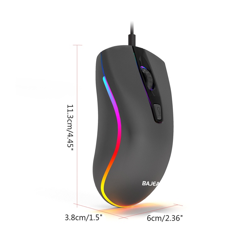 Chuột Quang Có Dây 1600DPI Cổng USB Chất Lượng Cao