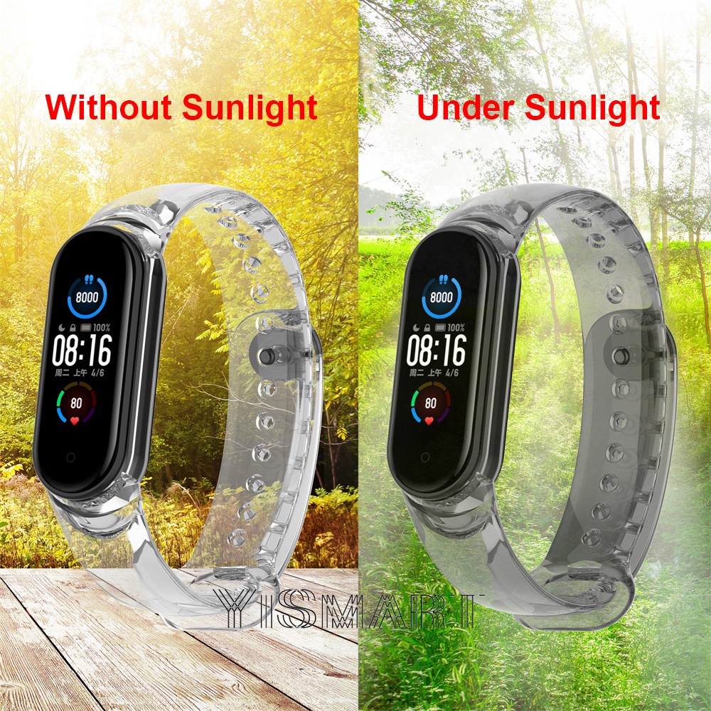 Dây Đeo Thay Thế Chất Liệu TPU Nhiều Màu Sắc Cho Xiaomi Mi Band 3 4