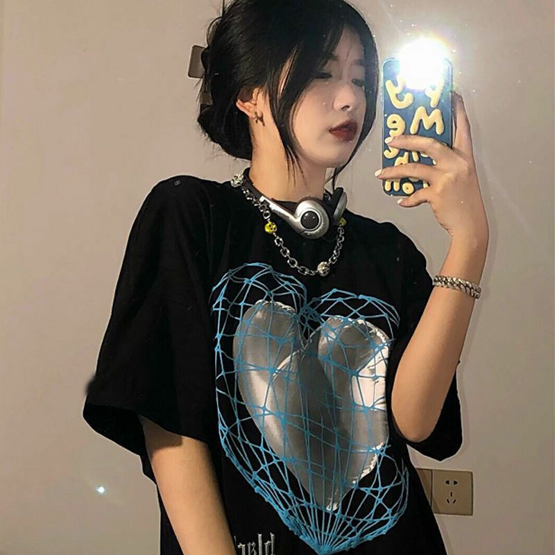 Áo Thun Nữ 100% Cotton Form Rộng Unisex Ulzzang