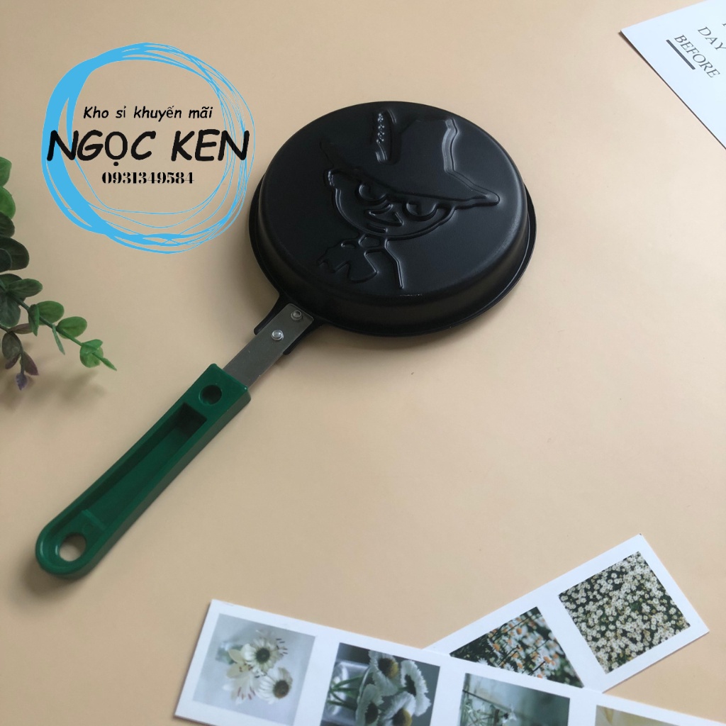 Chảo nhí chiên trứng làm bánh đáy từ 12cm cán dài cao cấp Nhật Bản – Ngọc Ken Shop