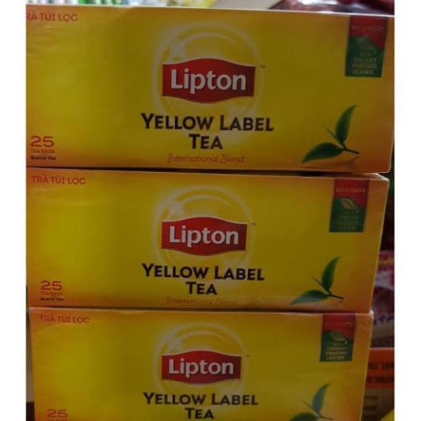 TRÀ TÚI LỌC LIPTON NHÃN VÀNG 50G(25 túi x2g)