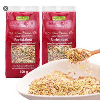Mì chữ hữu cơ rapunzel 250g