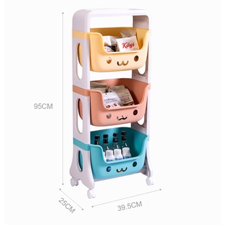 Kệ Hình Gấu có bánh xe đa năng, làm Kê Đựng Đồ Chơi, Kệ Sách Cho Bé hàng cao cấp HOKORI của Việt Nhật