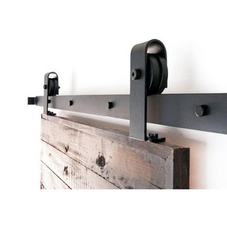 Bộ ray trượt cửa lùa sắt + Ray 2 mét