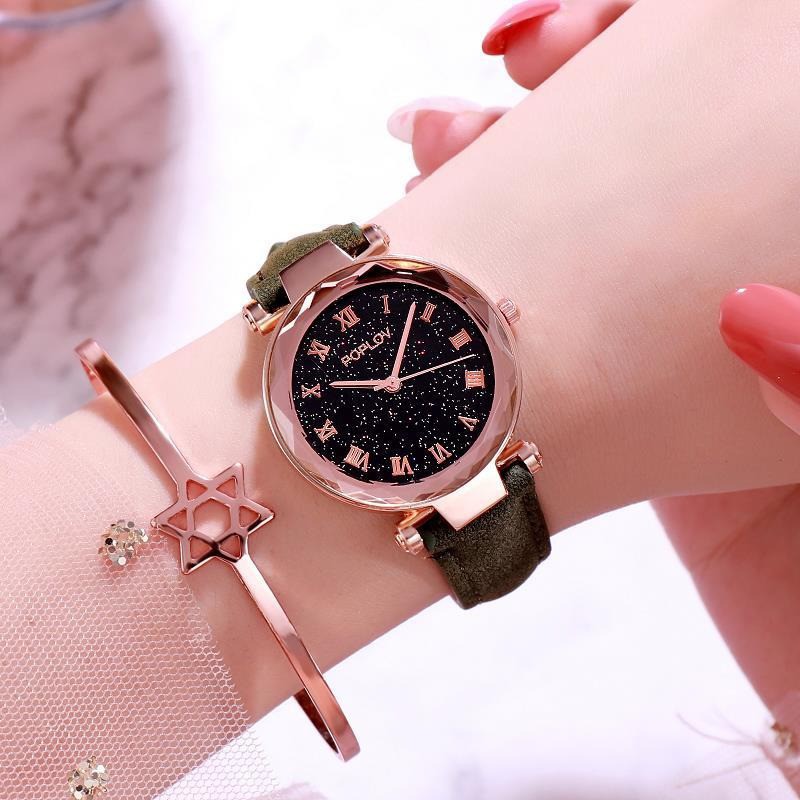 Đồng hồ nữ dây da đẹp đeo tay Chính Hãng PopLow cao cấp thời trang Hàn Quốc | BigBuy360 - bigbuy360.vn