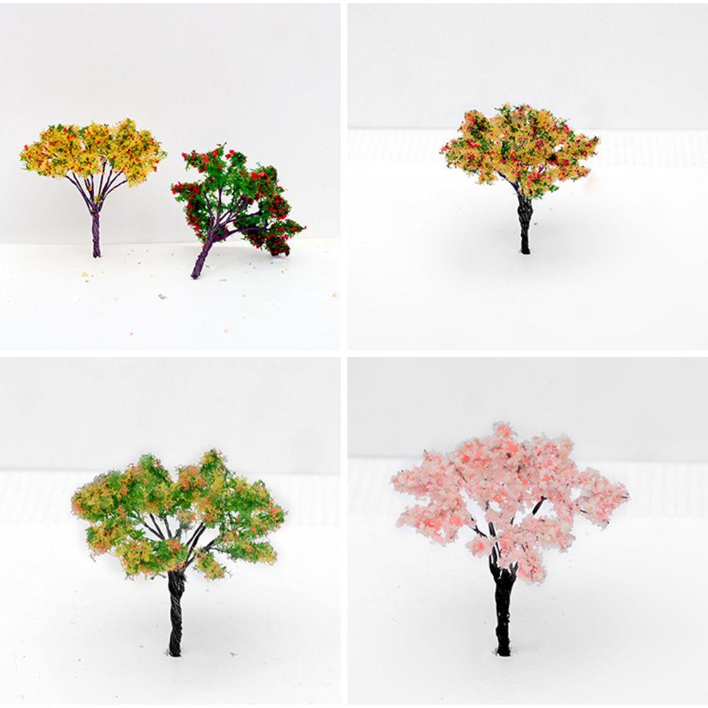 PINEVN Set 10 / 10 Mô Hình Cây Hoa Nhân Tạo Dùng Để Trang Trí Tiểu Cảnh