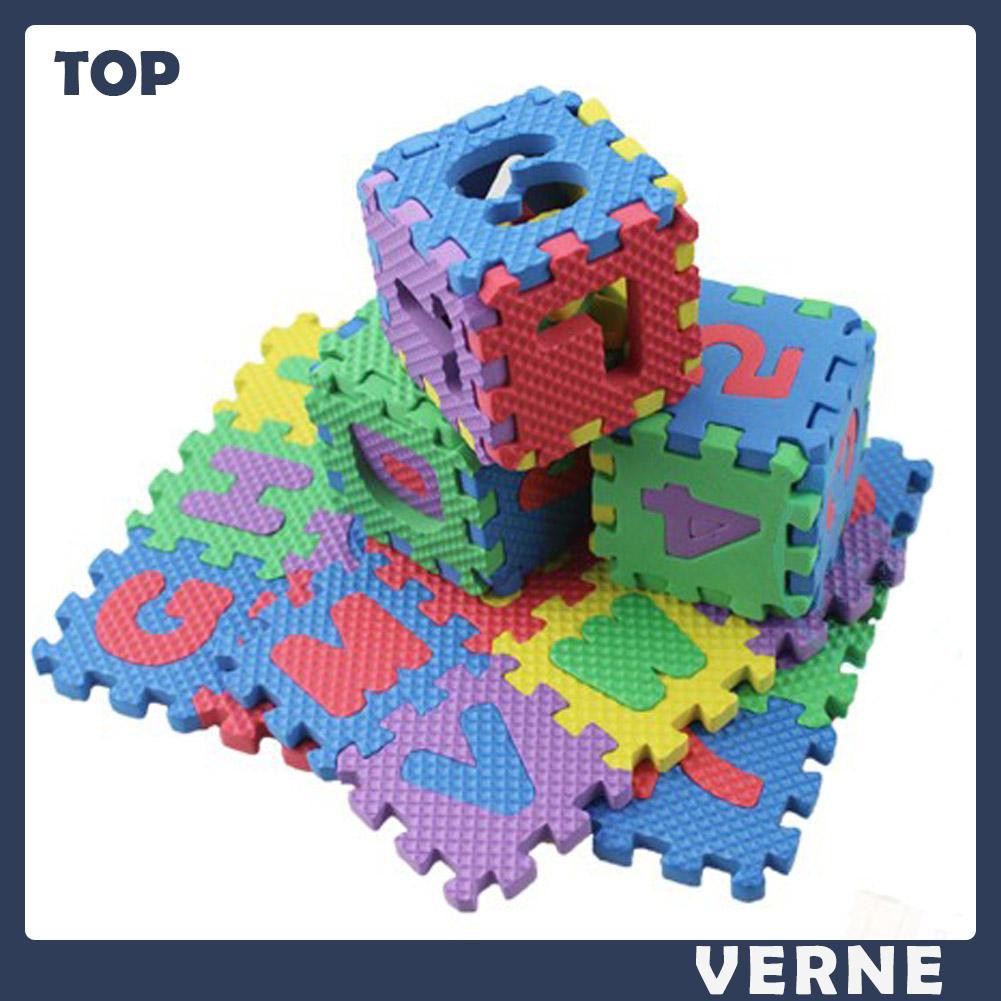 Set 26 Tấm Thảm Mềm In Chữ Cái Và Số Cho Bé Học Tập