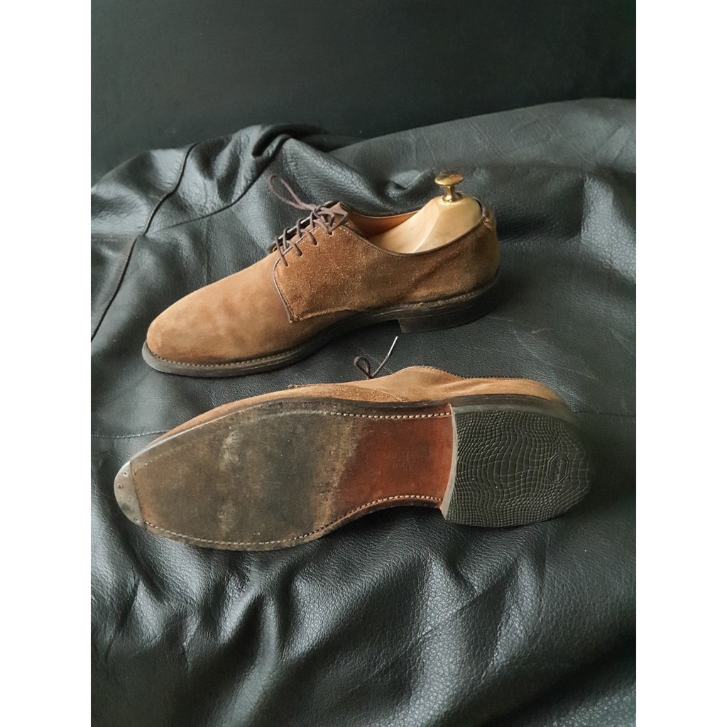 Giày tây da lộn Allen Edmonds size 39.5 fix 40 thon cực đẹp (giay2hand)