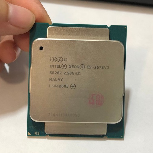 CPU Intel Xeon E5-2673V3 (2.4GHz turbo up to 3.2GHz, 12 nhân 24 luồng, 30MB Cache, 110W) – Socket Intel LGA 2011-v3