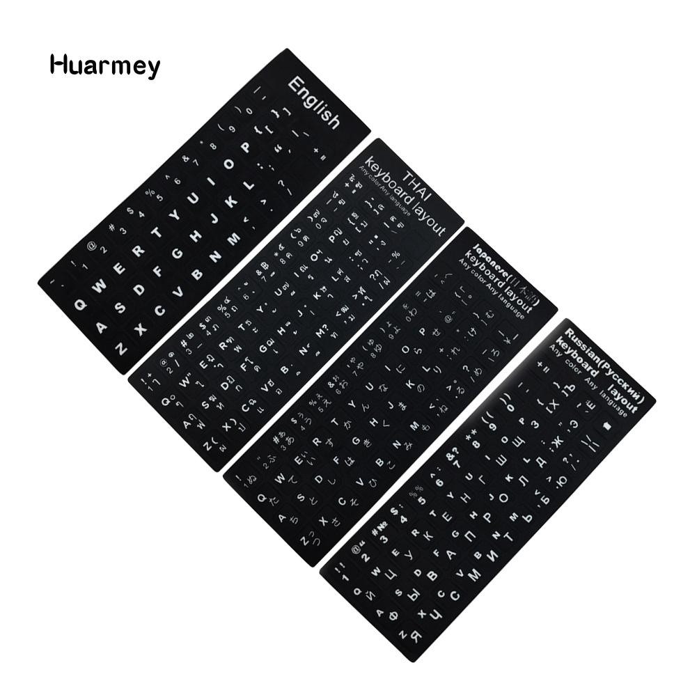 Miếng Dán Trang Trí Bàn Phím Máy Tính Laptop In Chữ Tiếng Nga Thái Lan | BigBuy360 - bigbuy360.vn