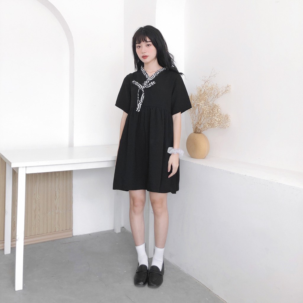 Đầm hanbok cổ hoạ tiết SEIGAIHA_DHB_D3  hangkao closet | BigBuy360 - bigbuy360.vn