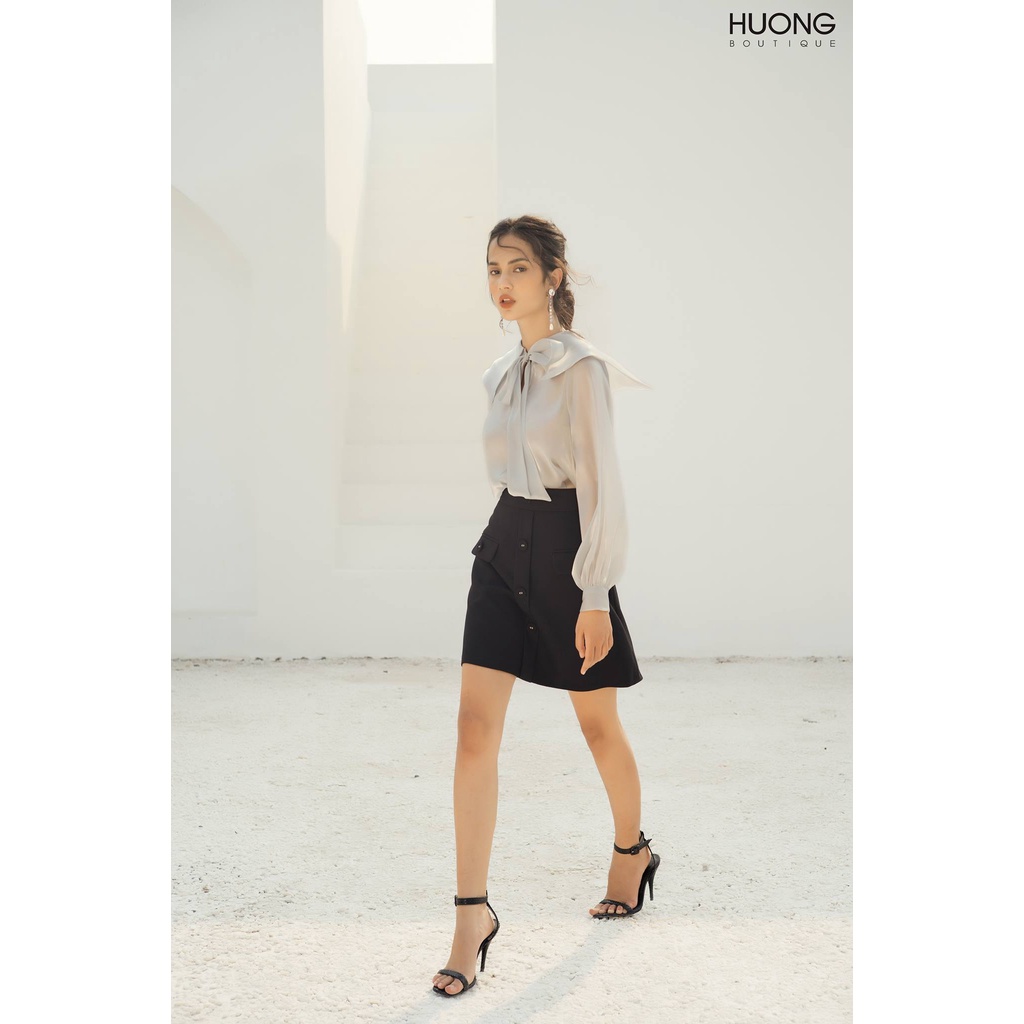 Chân váy chữ A đính cúc HUONG BOUTIQUE BSZ06