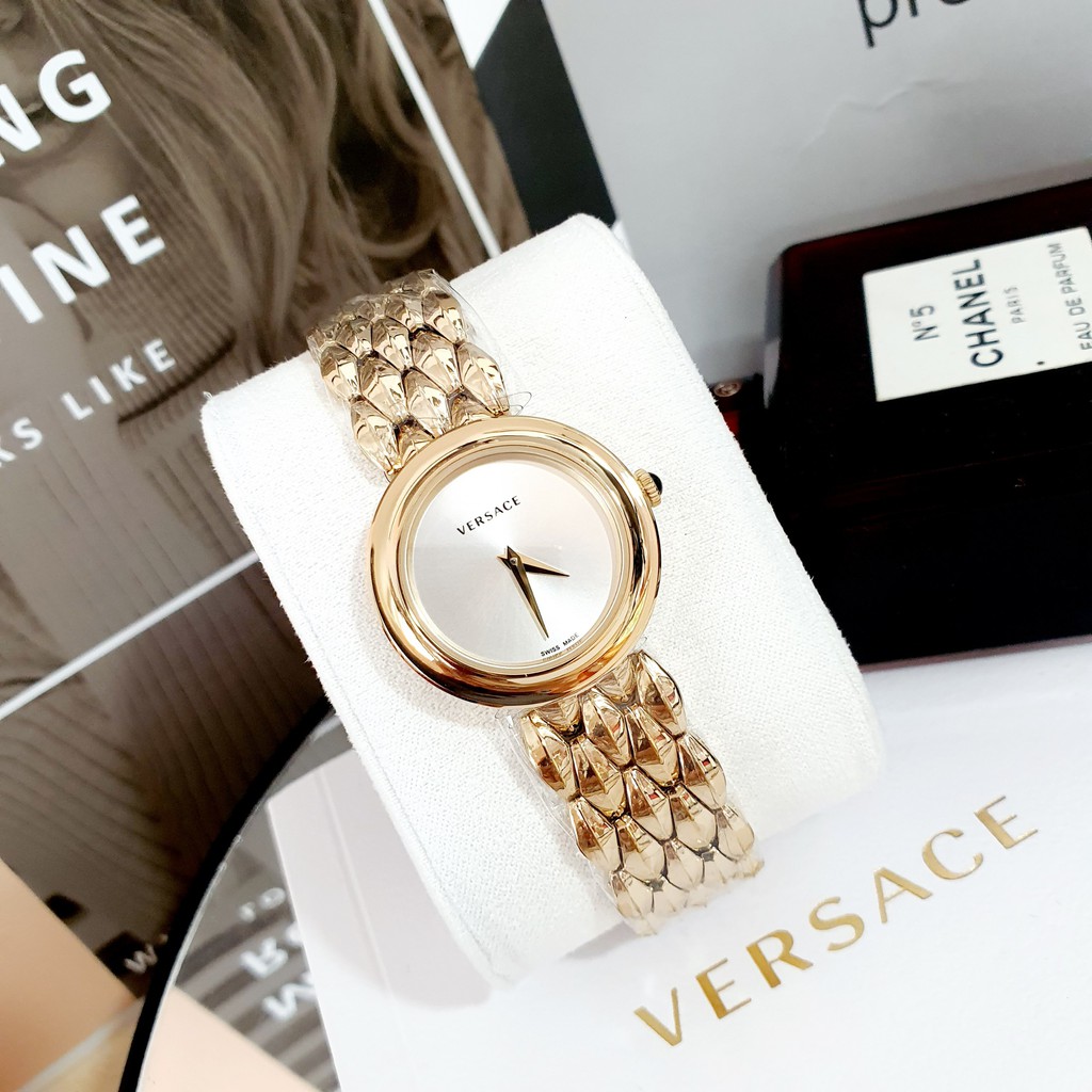 Đồng hồ nữ chính hãng Versace V-Flare VEBN00718 - Máy Quartz Pin Thụy Sĩ - Kính Sapphire