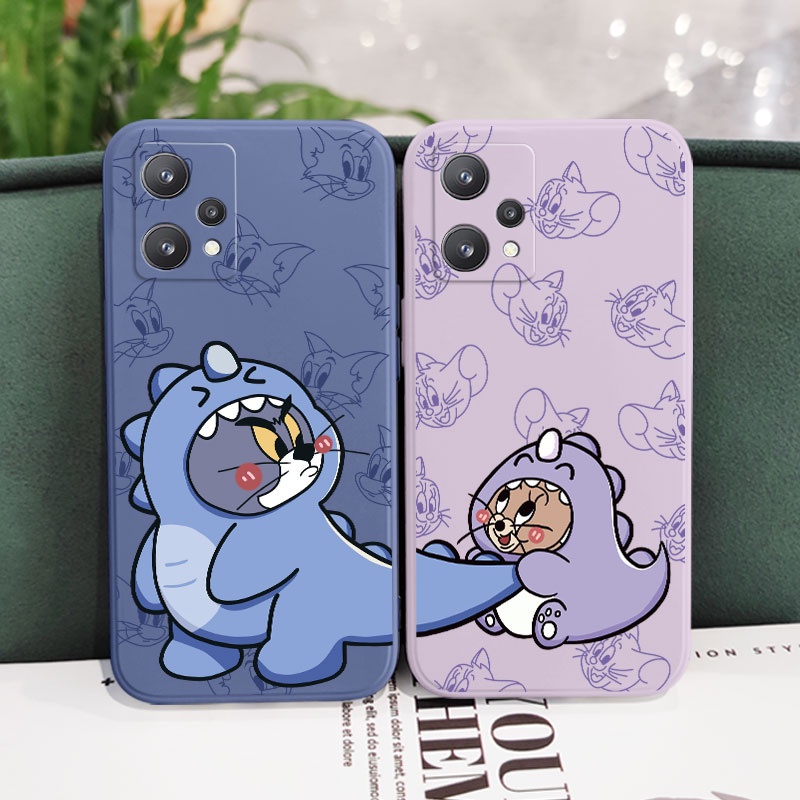 Ốp Điện Thoại Silicon Họa Tiết Khủng Long Cho Realme 9 9i Pro Plus 4G 5G