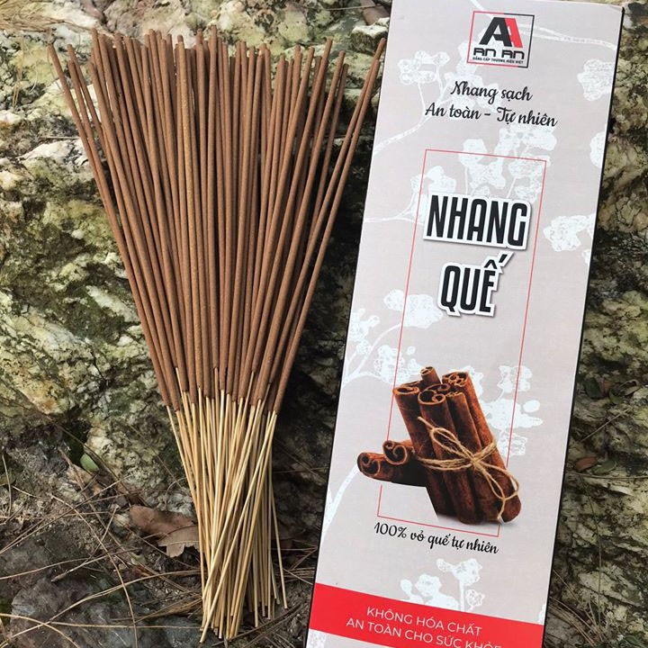 Nhang sạch Hộp 200 cây Nhang thảo mộc tự nhiên 100% không hóa chất, an toàn cho sức khỏe, hương Khuynh Diệp, hương Quế
