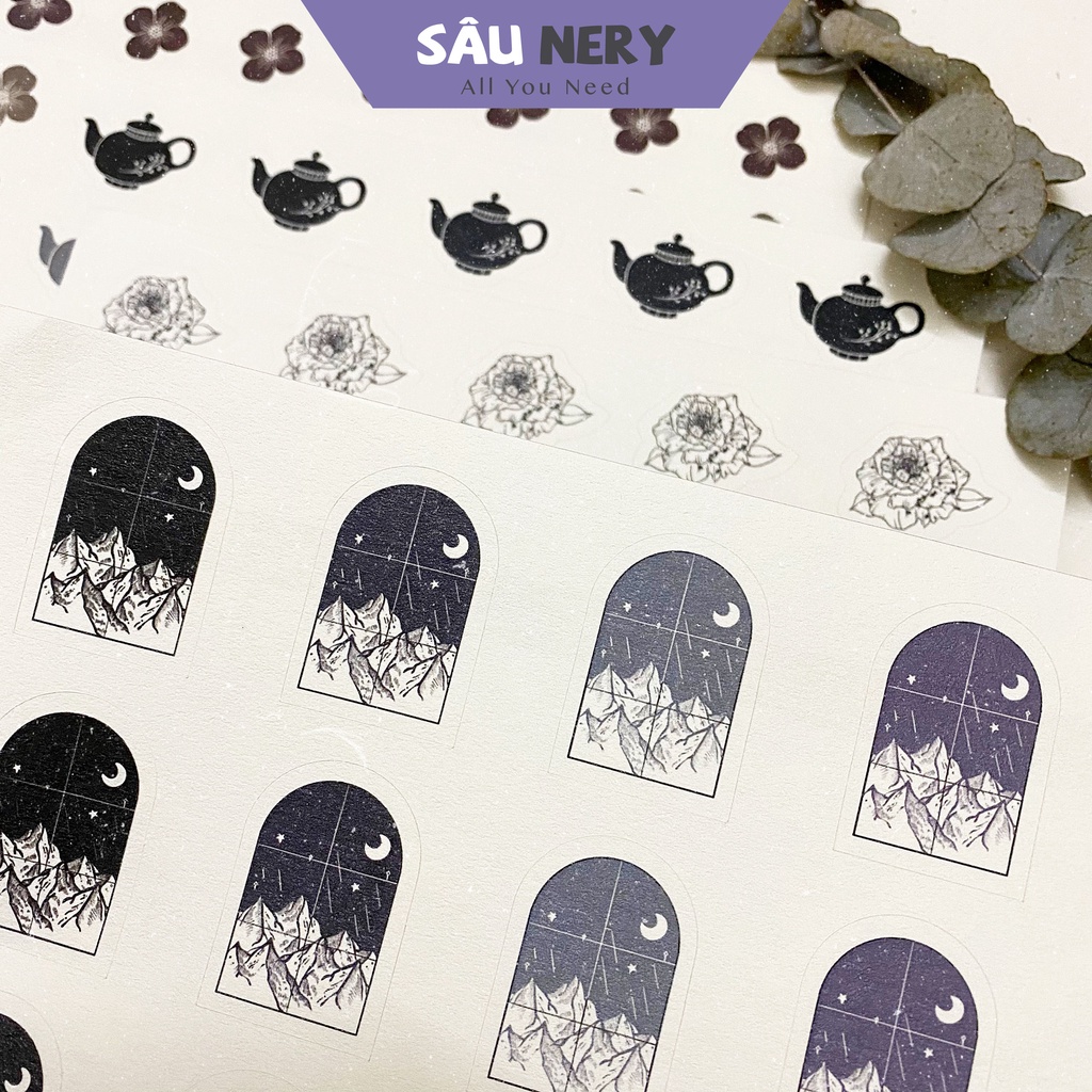 Sâu Nery - Hình dán sticker trang trí Vol.3 by Jenny Studio