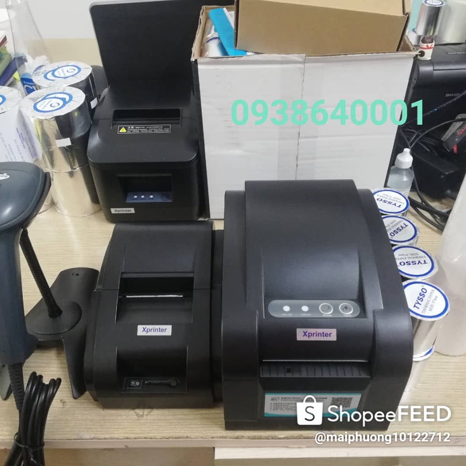 Máy in hóa đơn Xprinter 58IIH - Xprinter K58mm  Tặng Kèm Cuộn Test