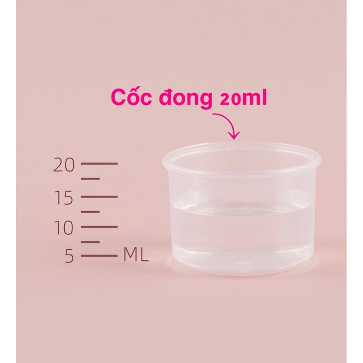 Dụng cụ uống thuốc, uống sữa chống sặc an toàn cho bé 5ml kèm cốc đựng