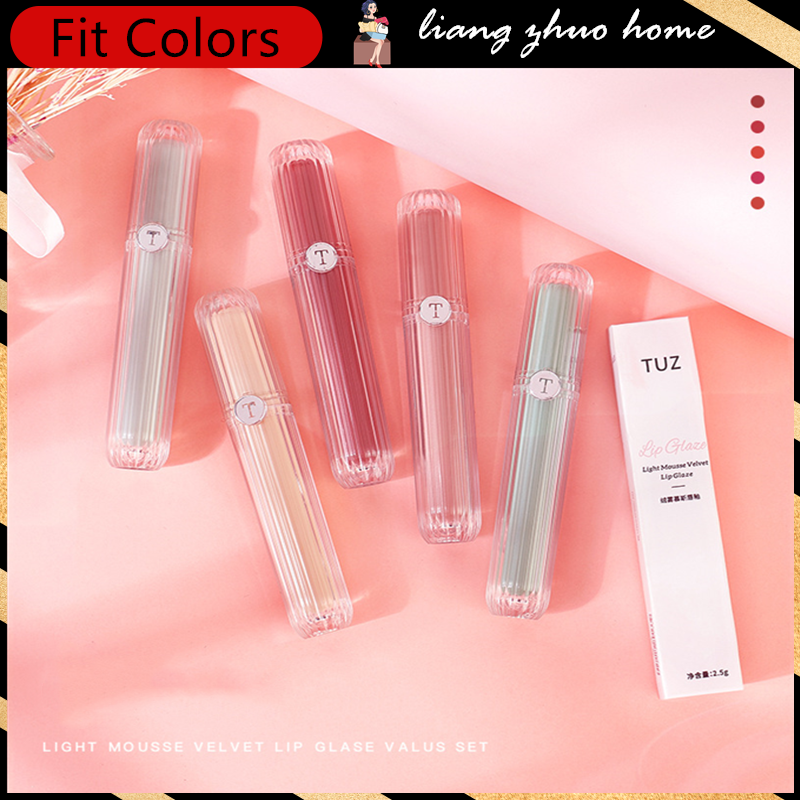 (Hàng Mới Về) Son Kem 5 Màu Nhung Lì Lâu Trôi Xinh Xắn | BigBuy360 - bigbuy360.vn