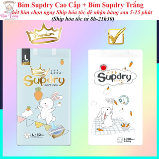 Bỉm Supdry Xanh, Supdry Trắng  Nội Địa Trung Quần Dán Đủ Size S72/M66/L60/M58/L52/XL46/XXL50/XXXL46/XXXXL46