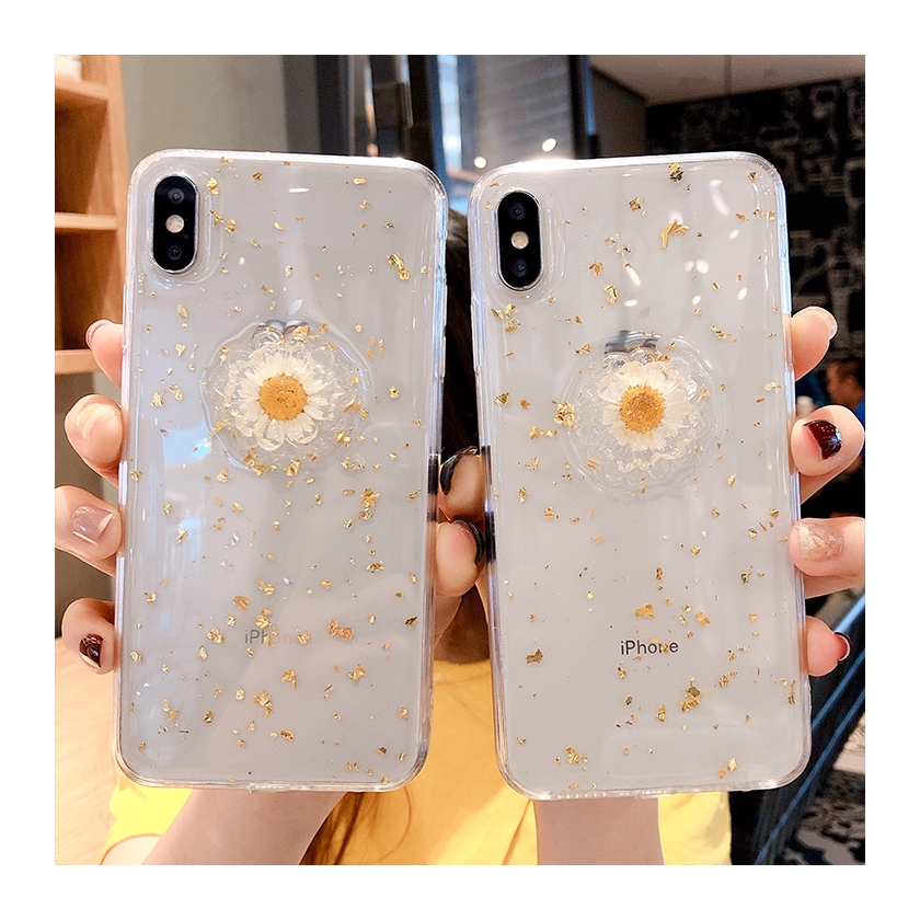 Ốp lưng iphone 3d Hoa cúc 5/5s/6/6plus/6s/6splus/7/7plus/8/8plus/x/xr/xs/11/12/pro/max/plus/promax - Awifi Case E7-5 | BigBuy360 - bigbuy360.vn