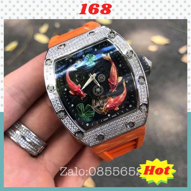 Đồng Hồ Nam, RM, Phiên bản Cá chép hoa sen, Sang trọng Đẳng Cấp, Mang lại Tài Lộc và sự an lành cho người đeo