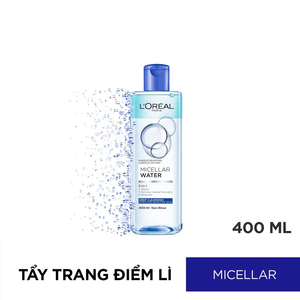 Nước Tẩy Trang Loreal - L'Oreal 3 In 1 Micellar 400ml