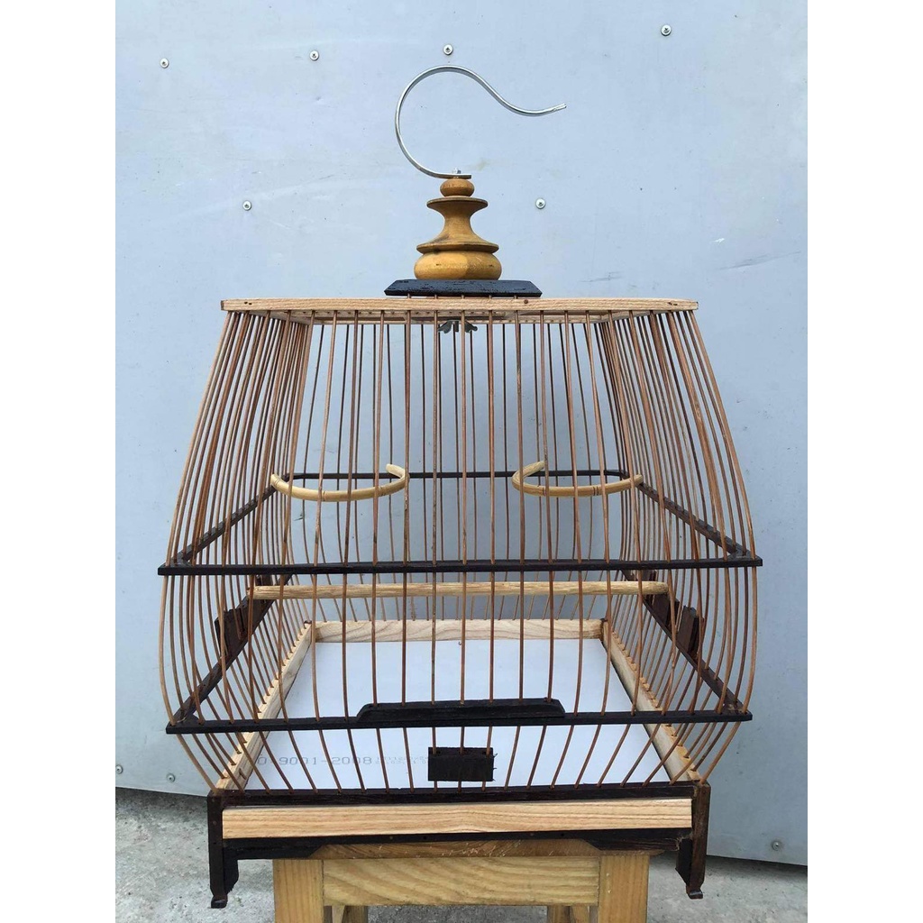 Khung lồng sing chào mào gỗ mun 23 nan giá ưu đãi
