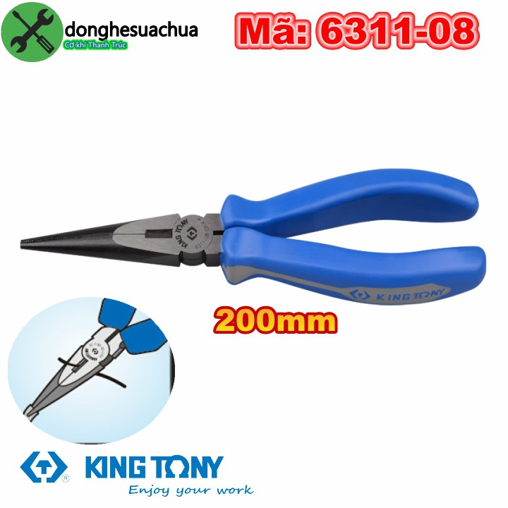 Kềm mỏ nhọn Kingtony 6311-08 8 inch 200mm