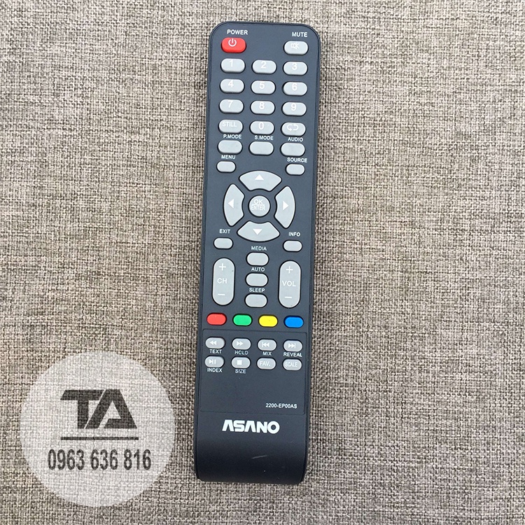 Điều khiển tivi asano sử dụng chung tivi daiichi