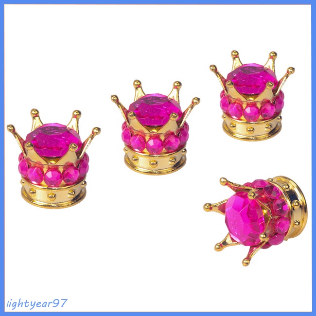 [COD] Nắp Van Khí Bánh Xe Hơi Kiểu Vương Miện Phổ Biến Chống Bụi