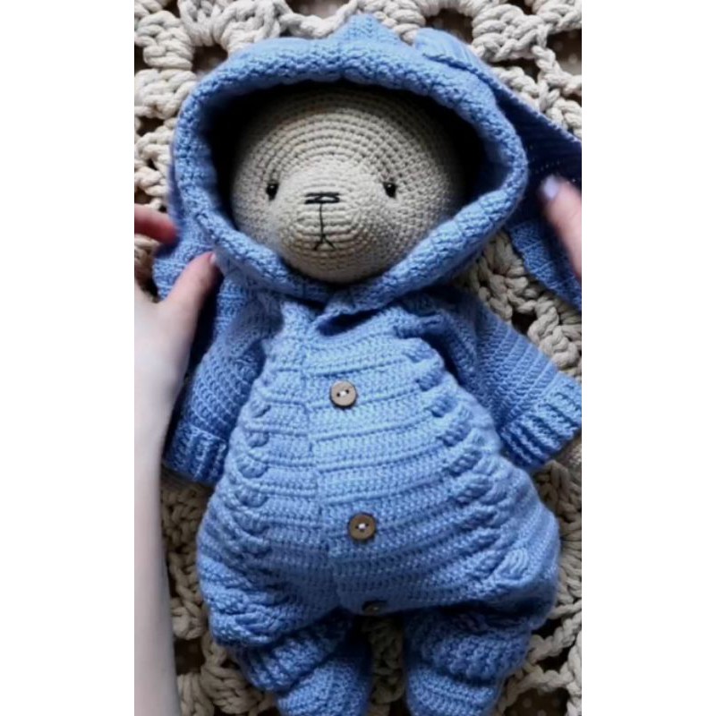 Cuộn Len Sợi To Đan Móc Hình Động Vật