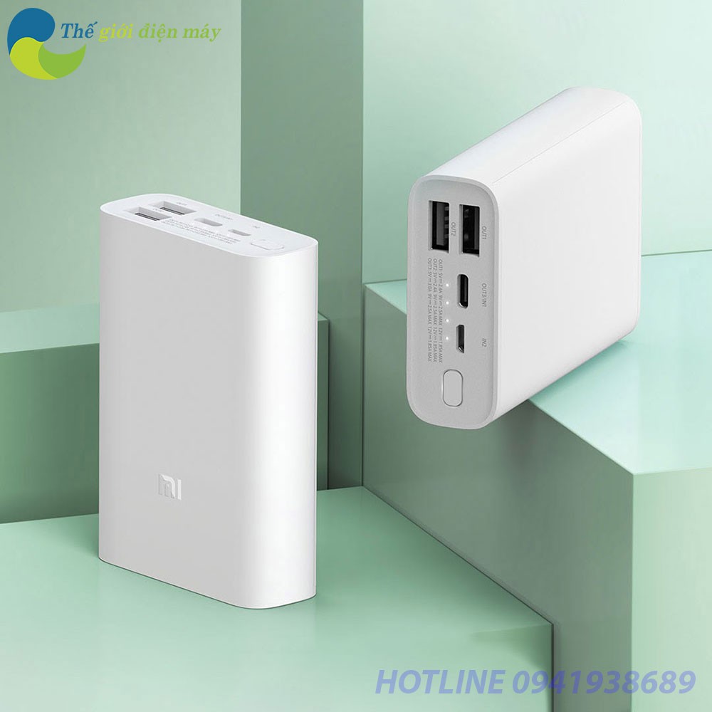 Pin sạc dự phòng 10000mAh Xiaomi Pocket Edition PB1022ZM - Bảo hành 1 tháng - Shop Thế Giới Điện Máy