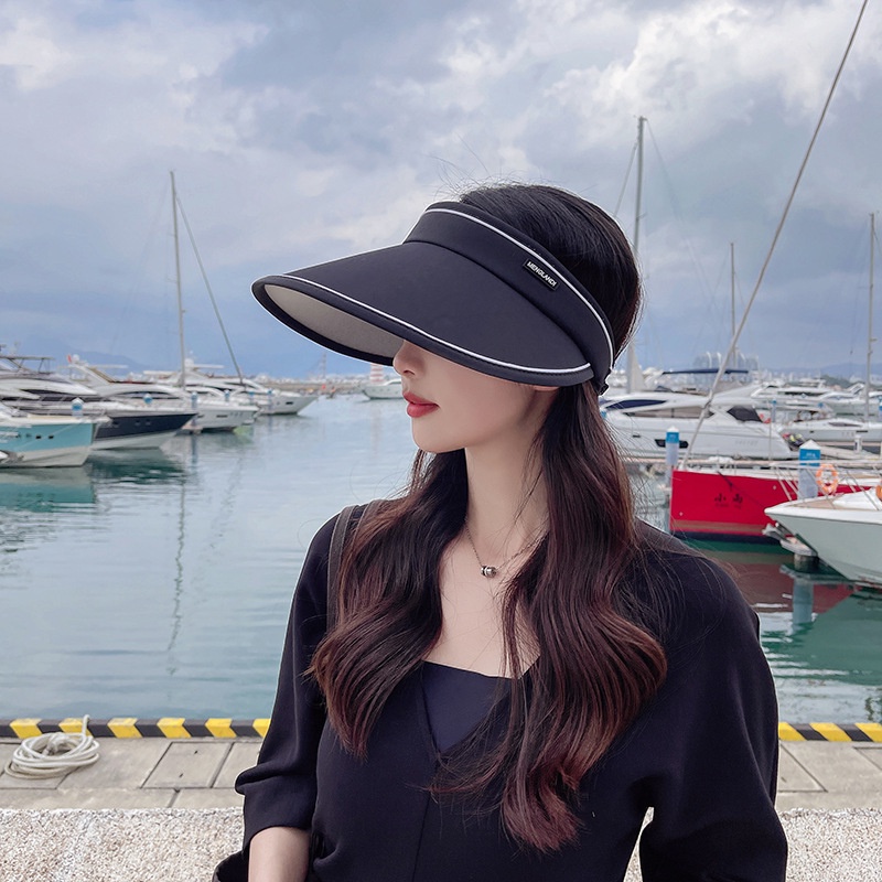 Mũ Lưỡi Trai Hở Chóp Chống Nắng Vành Rộng Chống Tia UV Có Thể Điều Chỉnh Thời Trang Mùa Hè 2022 HSU Cho Nam Và Nữ