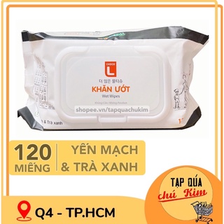 Khăn ướt gia đình CHOICE L bịch 120 TỜ mùi lô hội dịu nhẹ - tap qua chu Kim