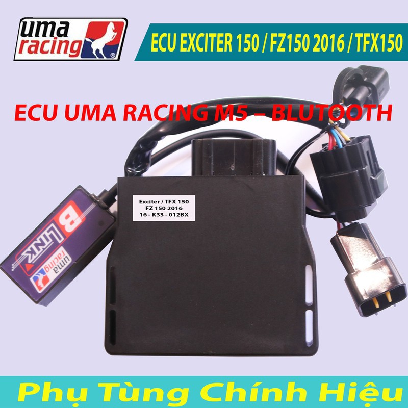 ECU UMA M5 BLUTOOTH CONNECTION TUNING CHO EXCITER 150, MX KING, FZ 150 2016, TFX