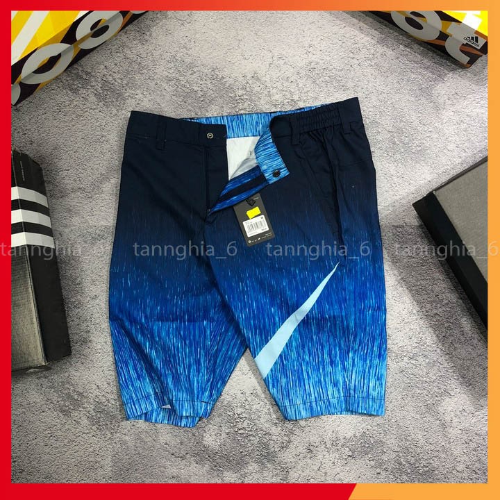 Quần short thể thao nam cạp cúc vải gió 3 túi khóa vnxk xịn SNI07