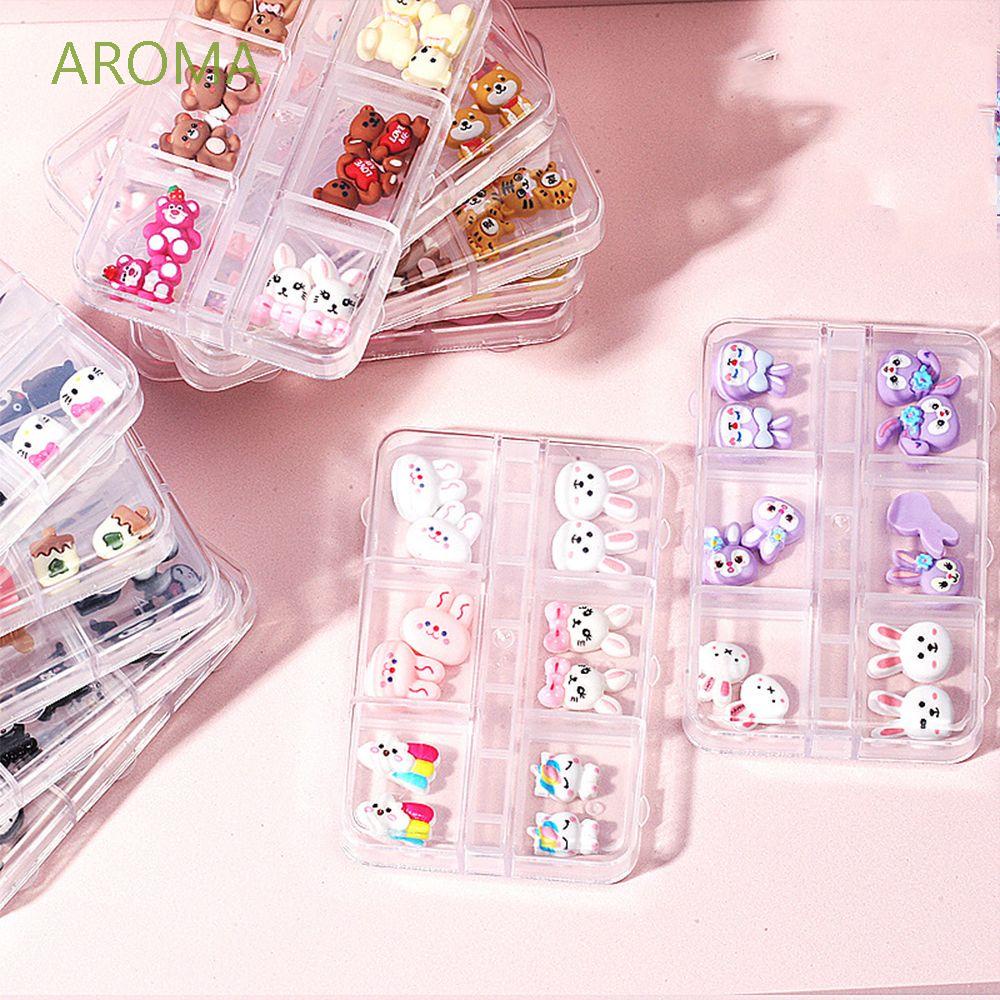 [Hàng mới về] Phụ kiện trang trí móng tay hình hổ 3d thời trang diy