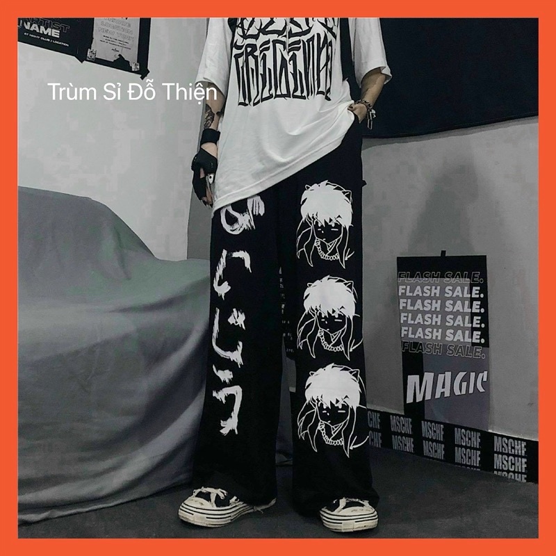 Quần thể thao ống rộng xuông in hình Trùm Sỉ Đỗ Thiện mẫu mới CHP