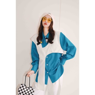 Iris boutique is3901 22/ss rainy shirt áo sơ mi