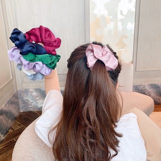Dây buộc tóc vải lụa Scrunchies nhiều màu