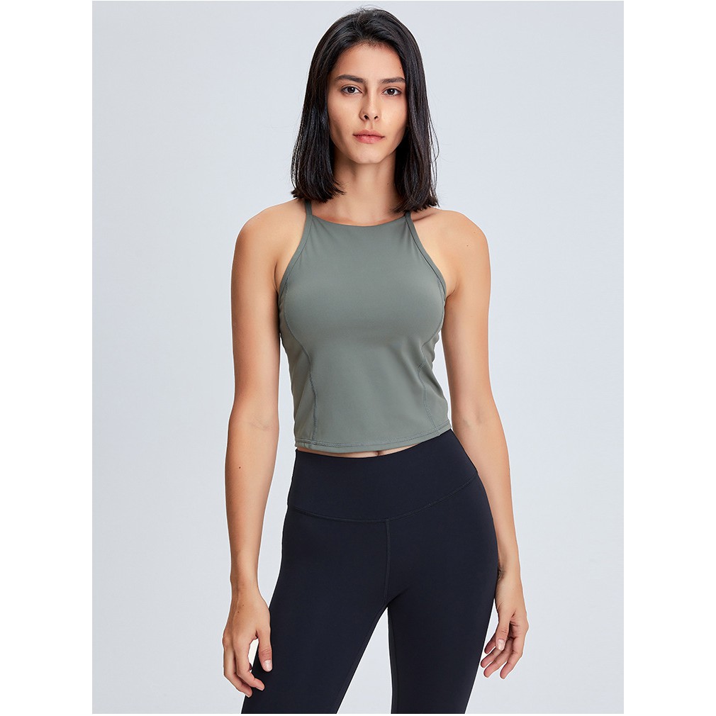 Áo tập thể thao Lululemon Power Y Tank Bold Có mút lót- Áo tập thể thao Lulu không logo