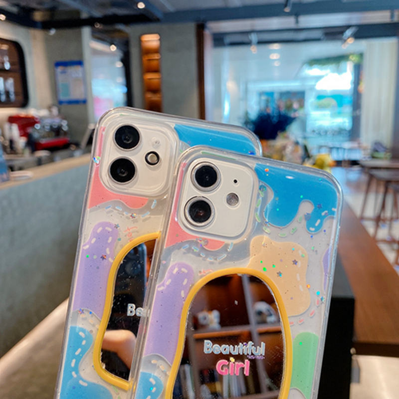 Ốp Lưng Tráng Gương Họa Tiết Hình Học Cho Iphone 12 12promax 11 11pro Max X Xr Xs Max Xr 8 7 Plus 6 6s Plus | BigBuy360 - bigbuy360.vn