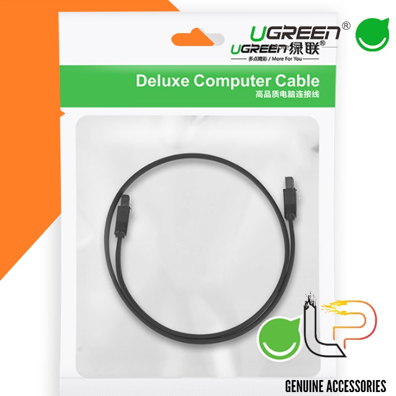 Cáp ổ cứng HDD Sata 6Gbps đầu vuông Ugreen 30797 - CABLE HDD SATA UGREEN 30797