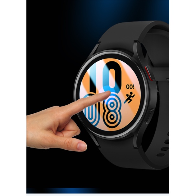 Miếng dán bảo vệ màn hình cong 3D chống trầy xước cho đồng hồ thông minh Samsung Galaxy Watch 4 40 44mm