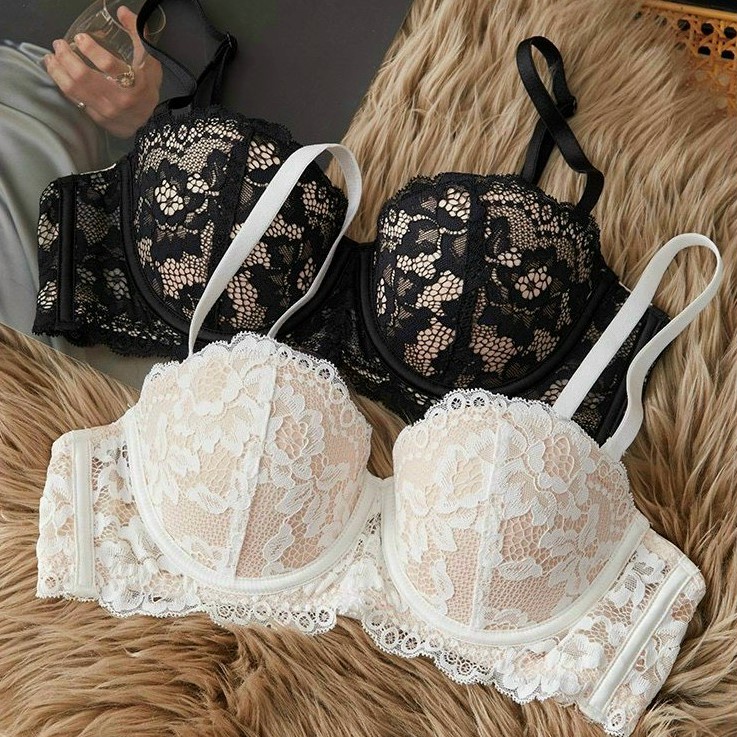 Áo Lót Ren Quyến Rũ Bản To Đệm Mỏng Nâng Ngực 758